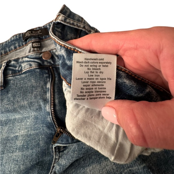 Judy Blue Skinny Jeans Size 15/32 High Stretch Medium Wash Vintage Style - Picture 5 of 10